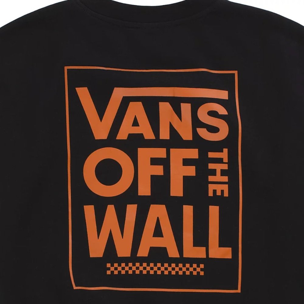 💖MEGA SALE💖Vans Ronal Boxy Crew Black Pullover Black Logo Womens S VN0A4PSGBLK - Picture 2 of 5